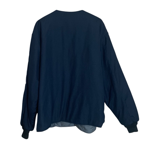 Bulwark FR Flame Resistant Jacket Men’s XXL 2XL Navy Blue Quilted Snap Up Work - Picture 3 of 12